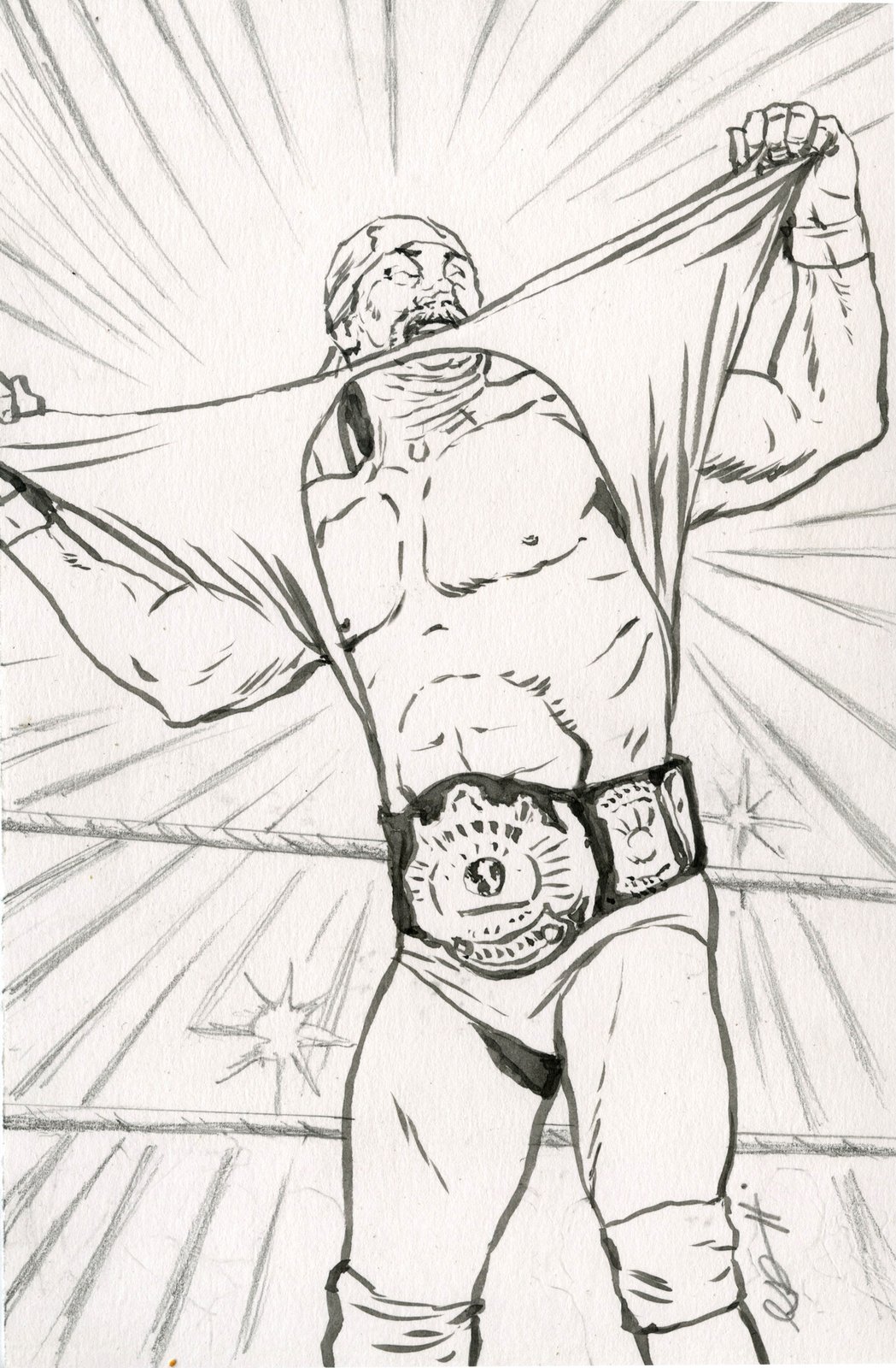 WWF sketches Round 1 | Gary Pullin